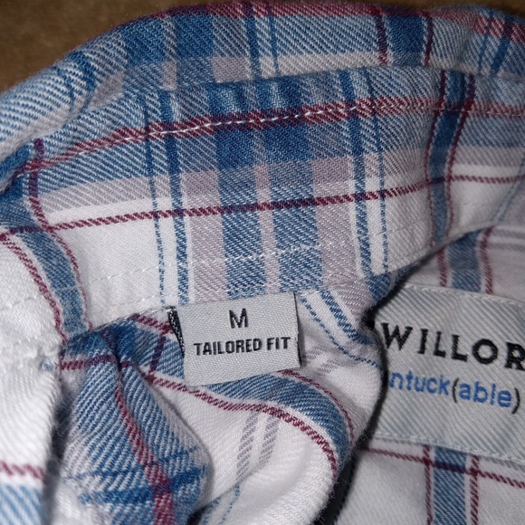 Twillory Men's Medium Long Sleeve Flannel Shirt Blue‎ - Picture 4 of 9